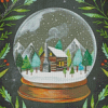 Snow Globe Art Diamond Paintings