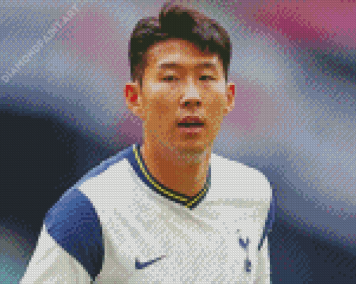 Son Heung Min South Korean Player Diamond Painting