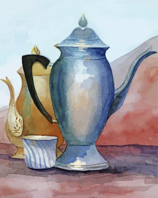 Still Life Coffee Pot Diamond Painting