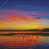 Sunset At Lake Champlain Vermont Diamond Painting