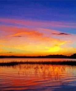 Sunset At Lake Champlain Vermont Diamond Painting