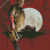 Leatherface Jackson Horrro Movie Diamond Painting