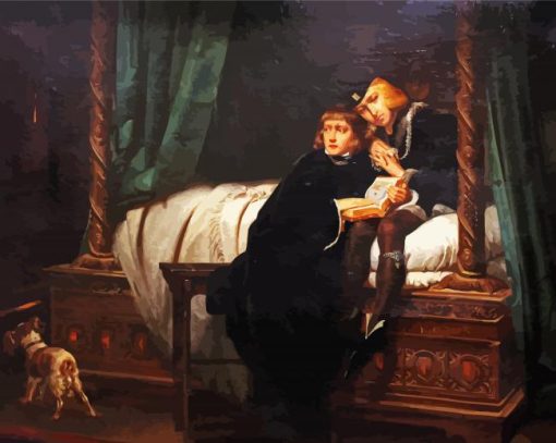 The Children Of Edward By Paul Delaroche Diamond Painting