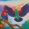 The Eclectus Parrots Diamond Painting