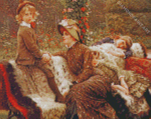 The Garden Bench Art Diamond Painting