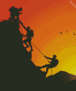 The Hikers Silhouette Diamond Painting