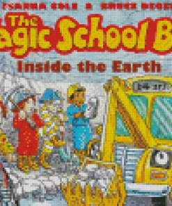 The Magic School Bus Poster Diamond Painting