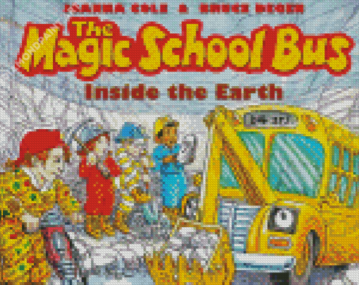 The Magic School Bus Poster Diamond Painting