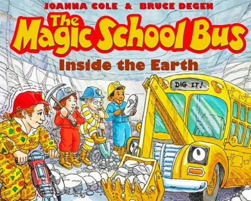 The Magic School Bus Poster Diamond Painting