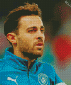 The Portuguese Player Bernardo Silva Diamond Painting