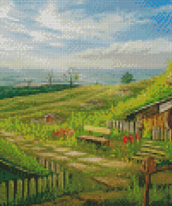 The Shire Landscape Art Diamond Paintings