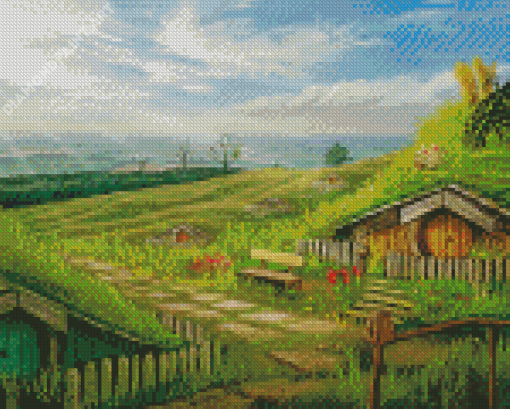 The Shire Landscape Art Diamond Paintings