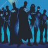 The Superheroes Silhouette Diamond Painting