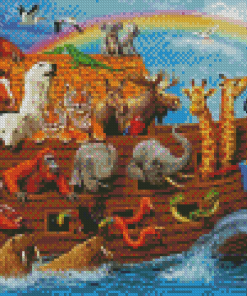 The Ark And Animals Diamond Painting