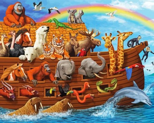 The Ark And Animals Diamond Painting