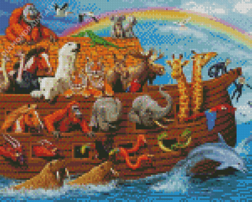 The Ark And Animals Diamond Painting