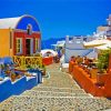 Thira City Streets Diamond Painting