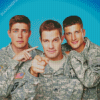 Three Army Brothers Diamond Painting