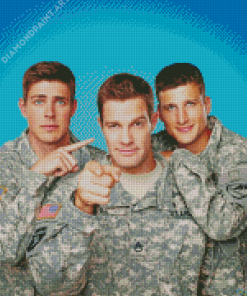 Three Army Brothers Diamond Painting