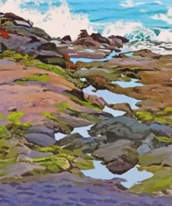 Tide Pool Art Diamond Painting