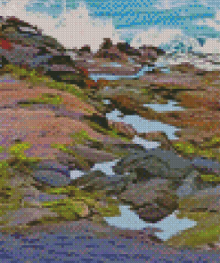 Tide Pool Art Diamond Painting