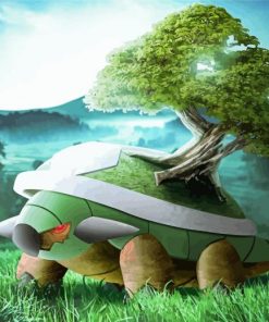 Torterra Pokemon Character Diamond Painting