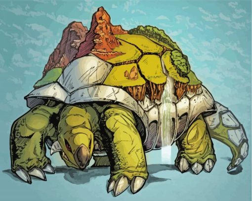 Tortoise Torterra Diamond Painting