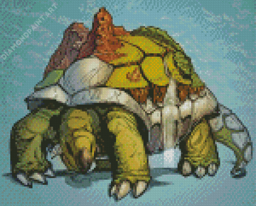 Tortoise Torterra Diamond Painting