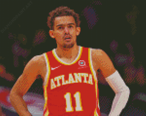 Trae Young Basketball Player Diamond Painting