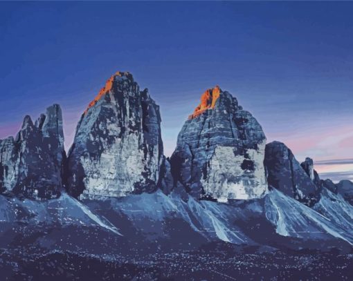 Tre Cime Di Lavaredo Diamond Paintings