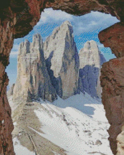 Tre Cime Di Lavaredo View Diamond Paintings