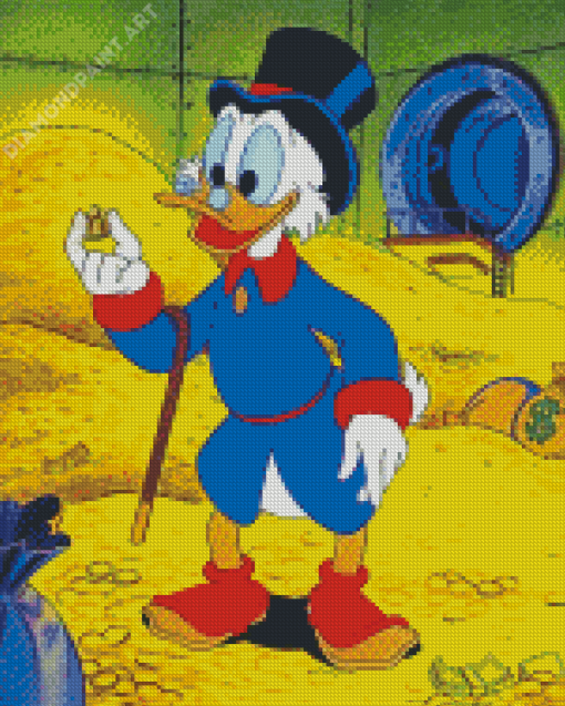 Uncle Scrooge Mcduck Diamond Painting