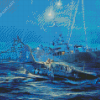 Uss Lexington Art Diamond Painting