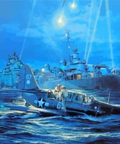 Uss Lexington Art Diamond Painting