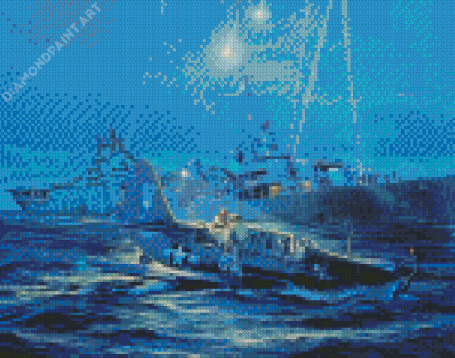 Uss Lexington Art Diamond Painting