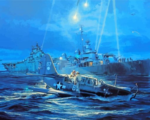 Uss Lexington Art Diamond Painting