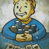 Vault Boy Fallout Game Diamond Painting