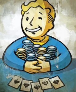 Vault Boy Fallout Game Diamond Painting