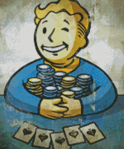 Vault Boy Fallout Game Diamond Painting