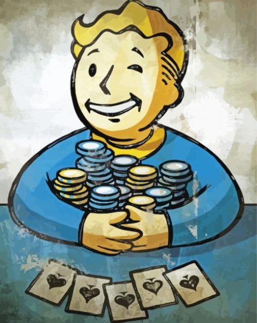 Vault Boy Fallout Game Diamond Painting