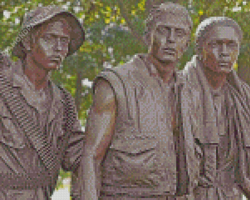 Vietnam Memorial Feature Diamond Painting