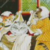 Vintage Cats Diamond Paintings