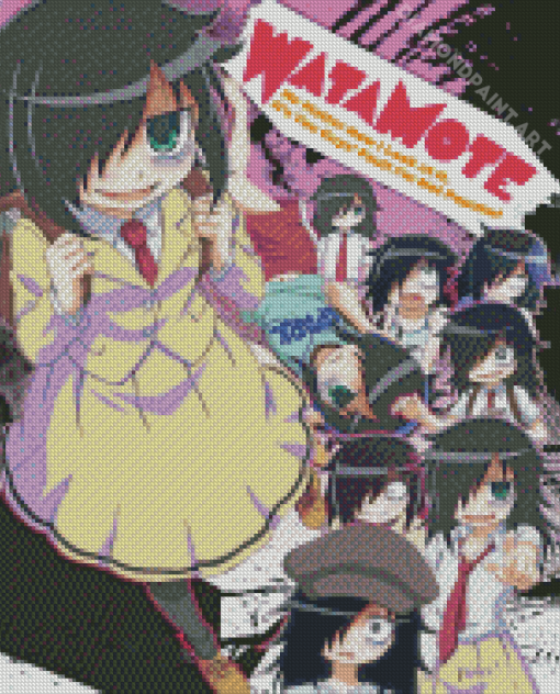 Watamote Anime Poster Diamond Painting