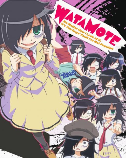 Watamote Anime Poster Diamond Painting