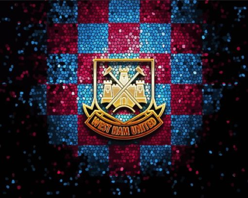 West Ham Emblem Art Diamond Paintings