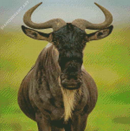 Wildebeest Animal Diamond Painting