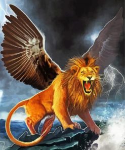 Winged Lion Diamond Paintings