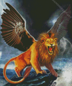 Winged Lion Diamond Paintings