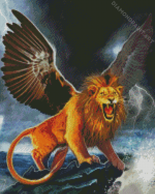 Winged Lion Diamond Paintings