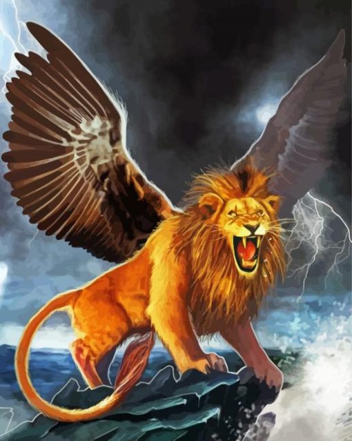 Winged Lion Diamond Paintings